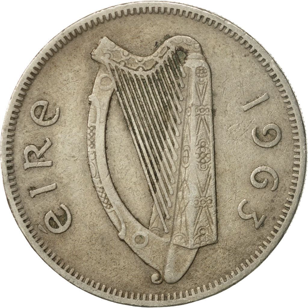 Ireland Coin Irish 1 Floirin | Salmon | Harp | KM15a | 1951 - 1968