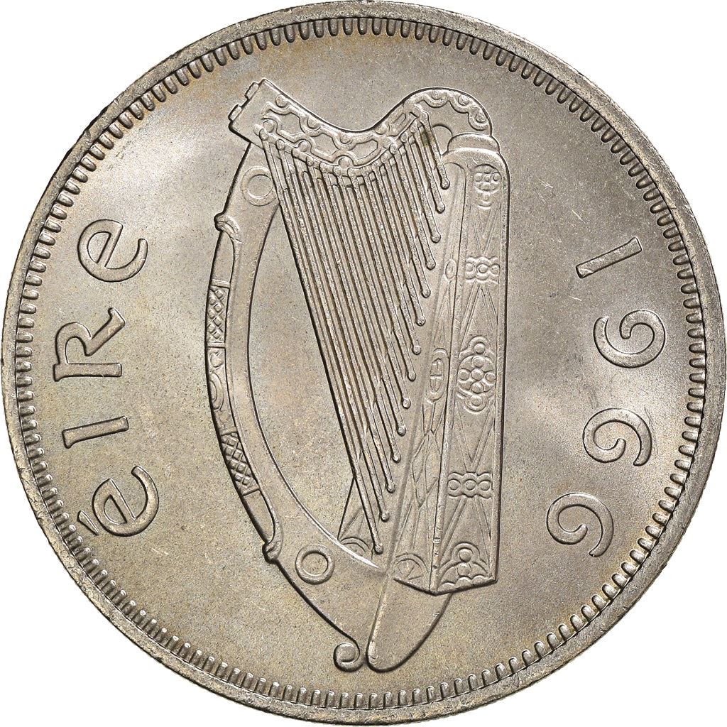 Ireland Coin Irish 1 Floirin | Salmon | Harp | KM15a | 1951 - 1968