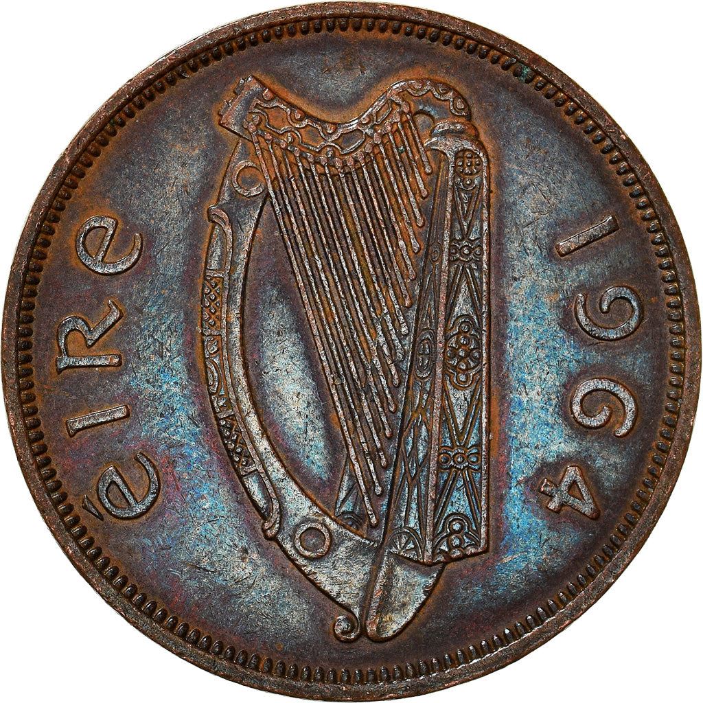 Ireland Coin Irish 1 Pingin | Harp | Hen | Chick | KM11 | 1938 - 1968