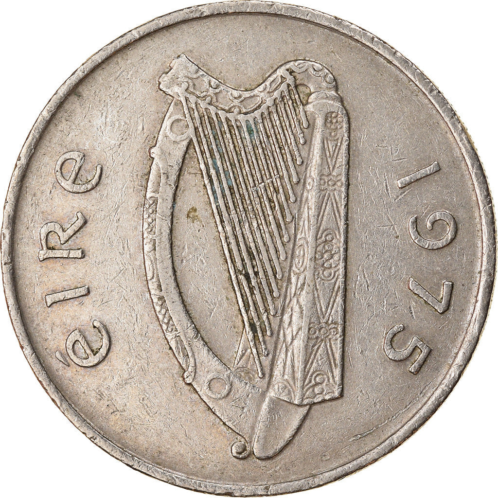 Ireland Coin Irish 10 Pence | Harp | Atlantic Salmon | KM23 | 1969 - 1986