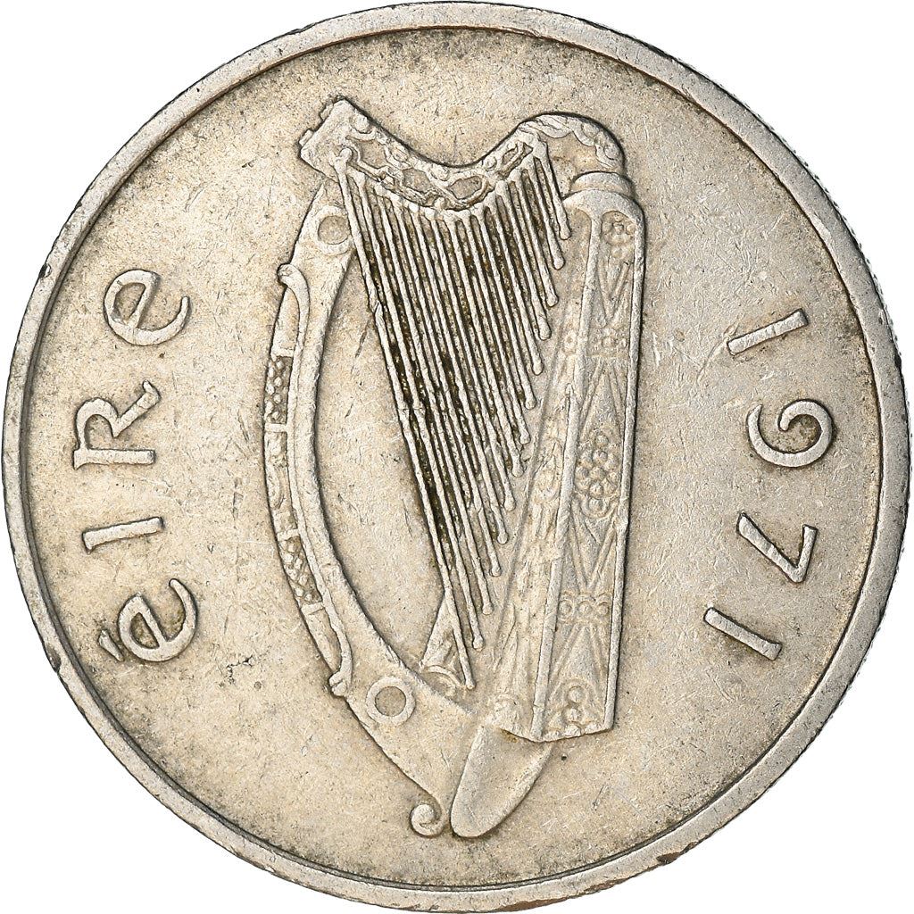 Ireland Coin Irish 5 Pence | Harp | Bull | KM22 | 1969 - 1990