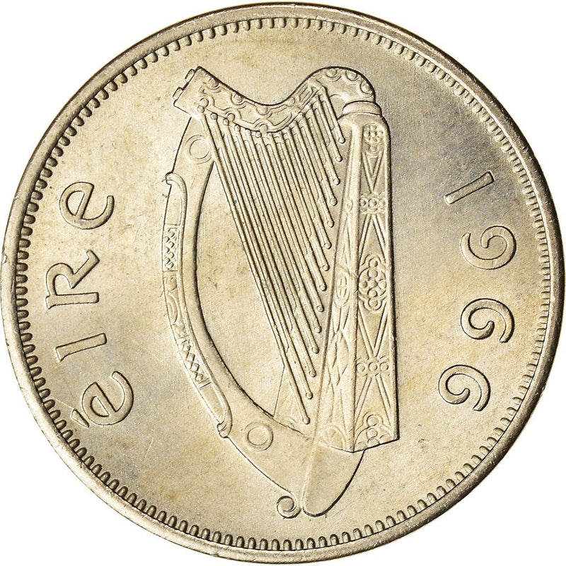 Ireland Coin Irish 6 Pingin | Celtic Harp | Irish Wolfhound | KM13a | 1942 - 1969