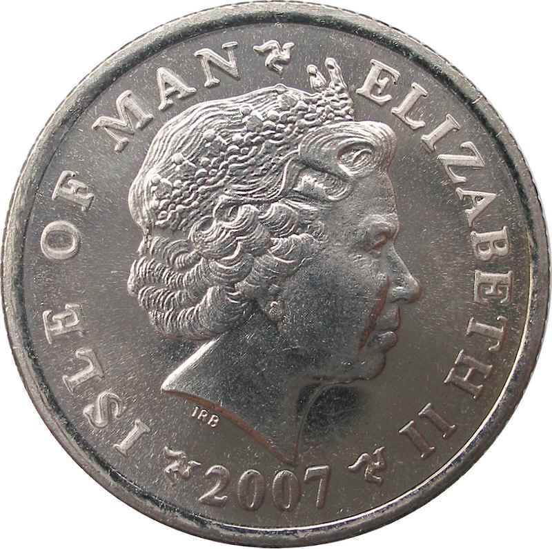 Isle of Man Coin Man 10 Pence | Queen Elizabeth II | Lighthouse | Chicken Rock | KM1256 | 2004 - 2016