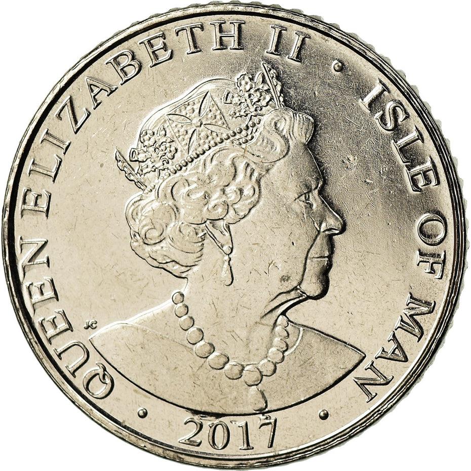 Isle of Man Coin Man 5 Pence | Queen Elizabeth II | Manx Shearwater | KM | 2017 - 2020