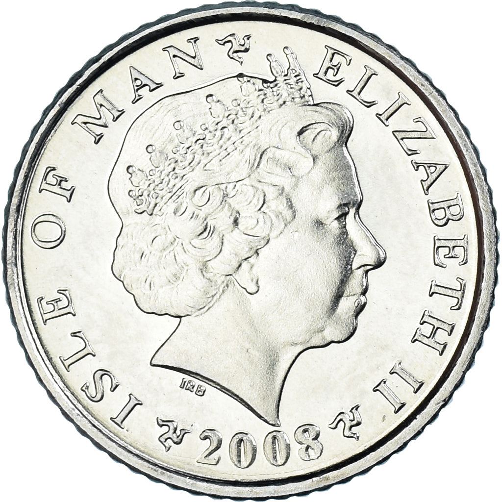 Isle of Man Coin Man 5 Pence | Queen Elizabeth II | Refuge Tower | KM1255 | 2004 - 2016