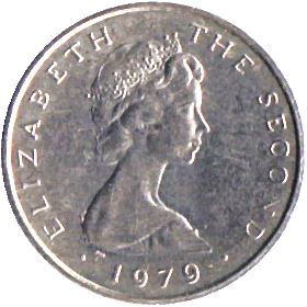 Isle of Man Coin Manx 5 Pence | Queen Elizabeth II | Laxey Wheel | Lady Isabella | KM35 | 1976 - 1979