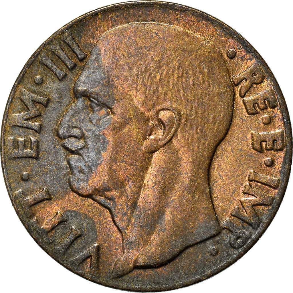 Italy Coin 10 Centesimi - Vittorio Emanuele III | Quadriga | Fasces | Axe | KM74a | 1939 - 1943