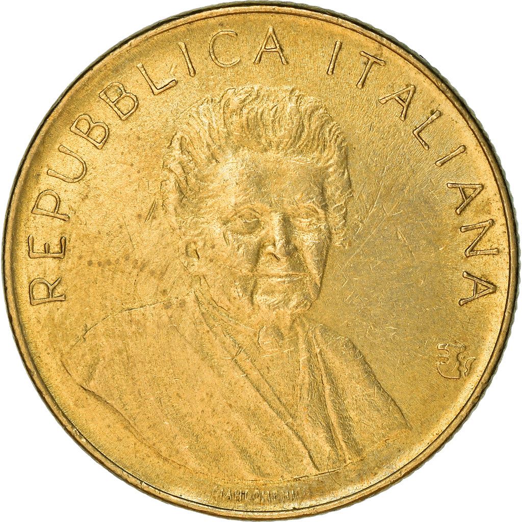 Italy Coin 200 Lire FAO | Maria Montessori | Book | KM107 | 1980