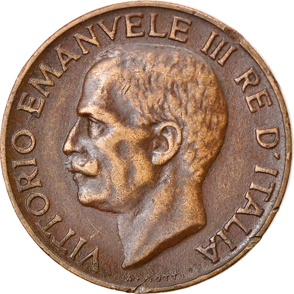 Italy Coin 5 Centesimi - Vittorio Emanuele III | Ear of Wheat | KM59 | 1919 - 1937