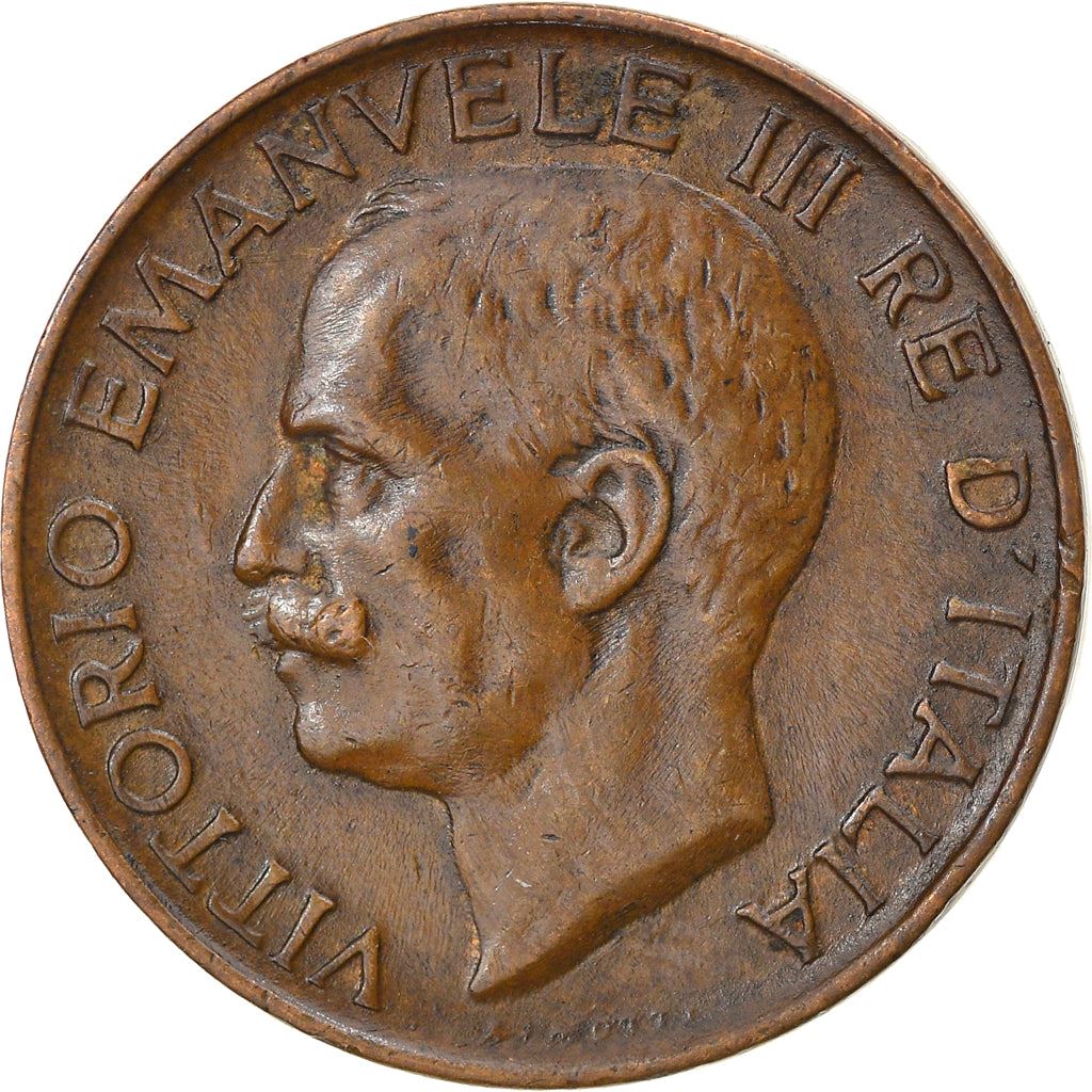 Italy Coin 5 Centesimi - Vittorio Emanuele III | Ear of Wheat | KM59 | 1919 - 1937