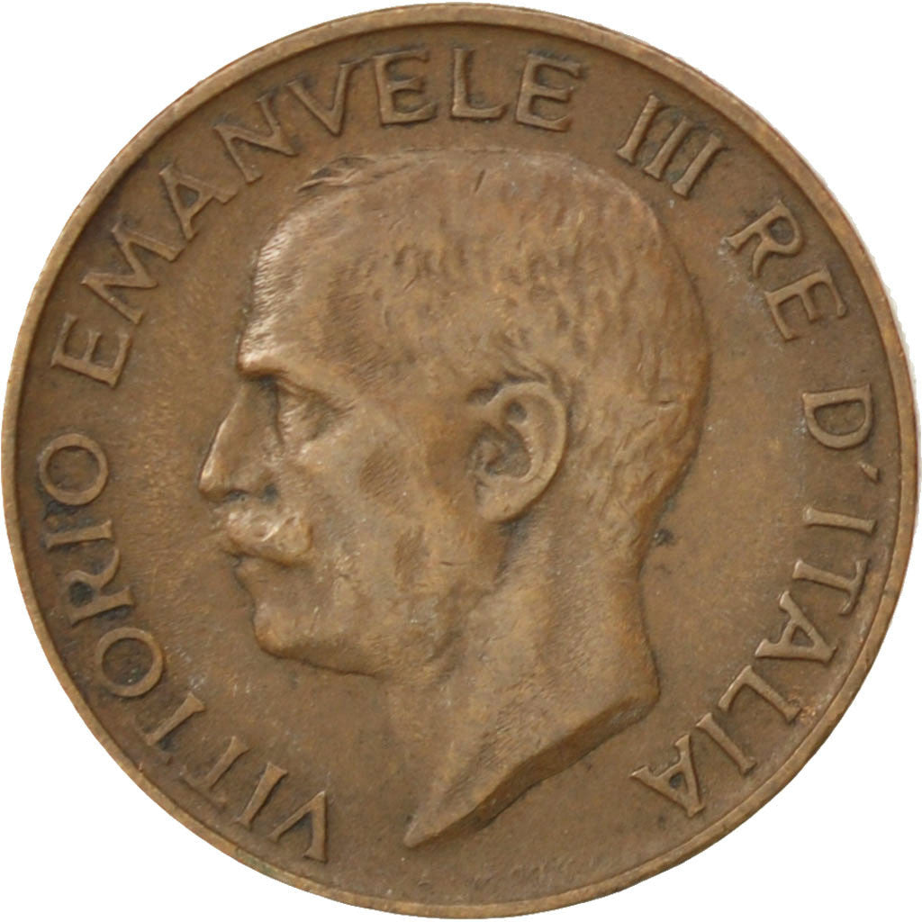 Italy Coin 5 Centesimi - Vittorio Emanuele III | Ear of Wheat | KM59 | 1919 - 1937