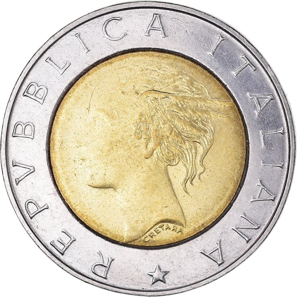 Italy Coin 500 Lire European Parliament Elections | Ballot Box | KM203 | 1999