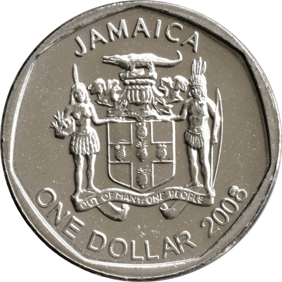 Jamaica | 1 Dollar Coin | Alexander Bustamante | Km:189 | 2008 - 2022