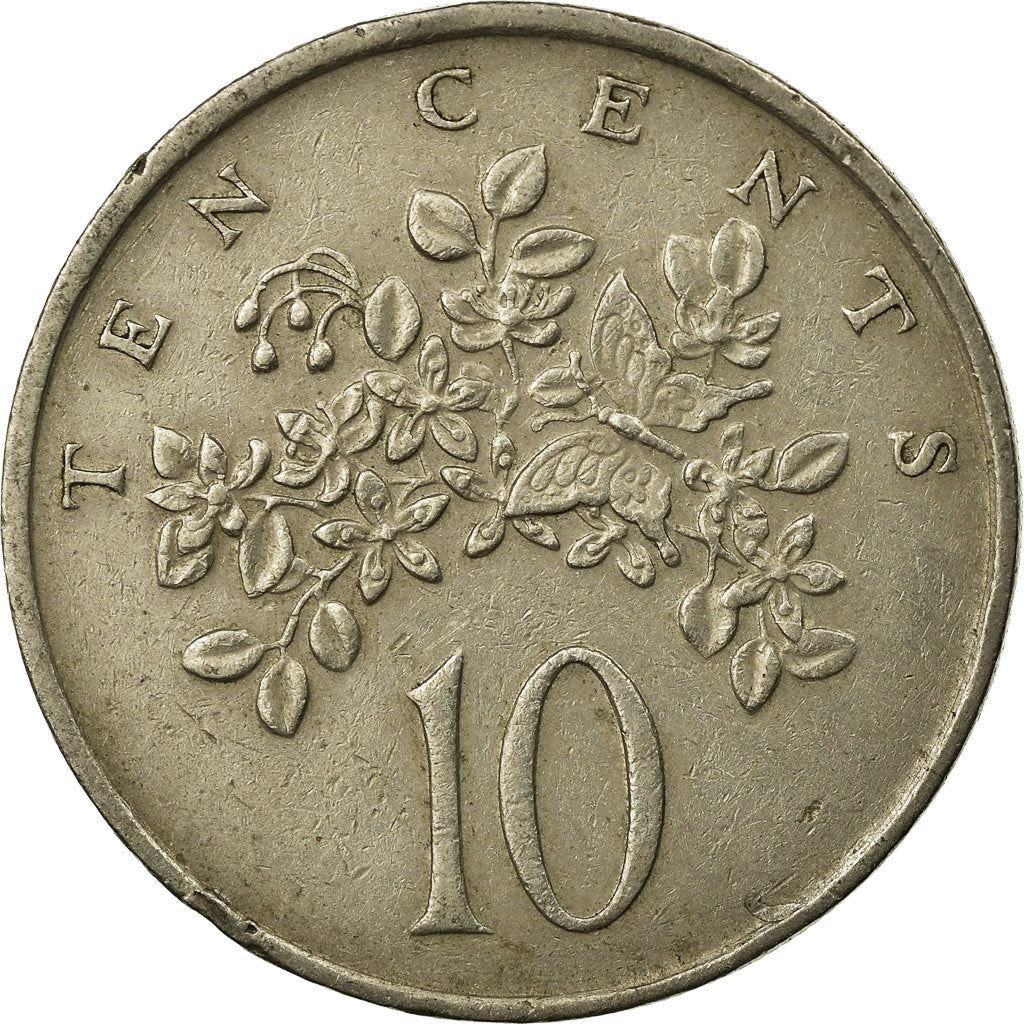 Jamaica | 10 Cents Coin | Butterfly | Km:47 | 1969 - 1989