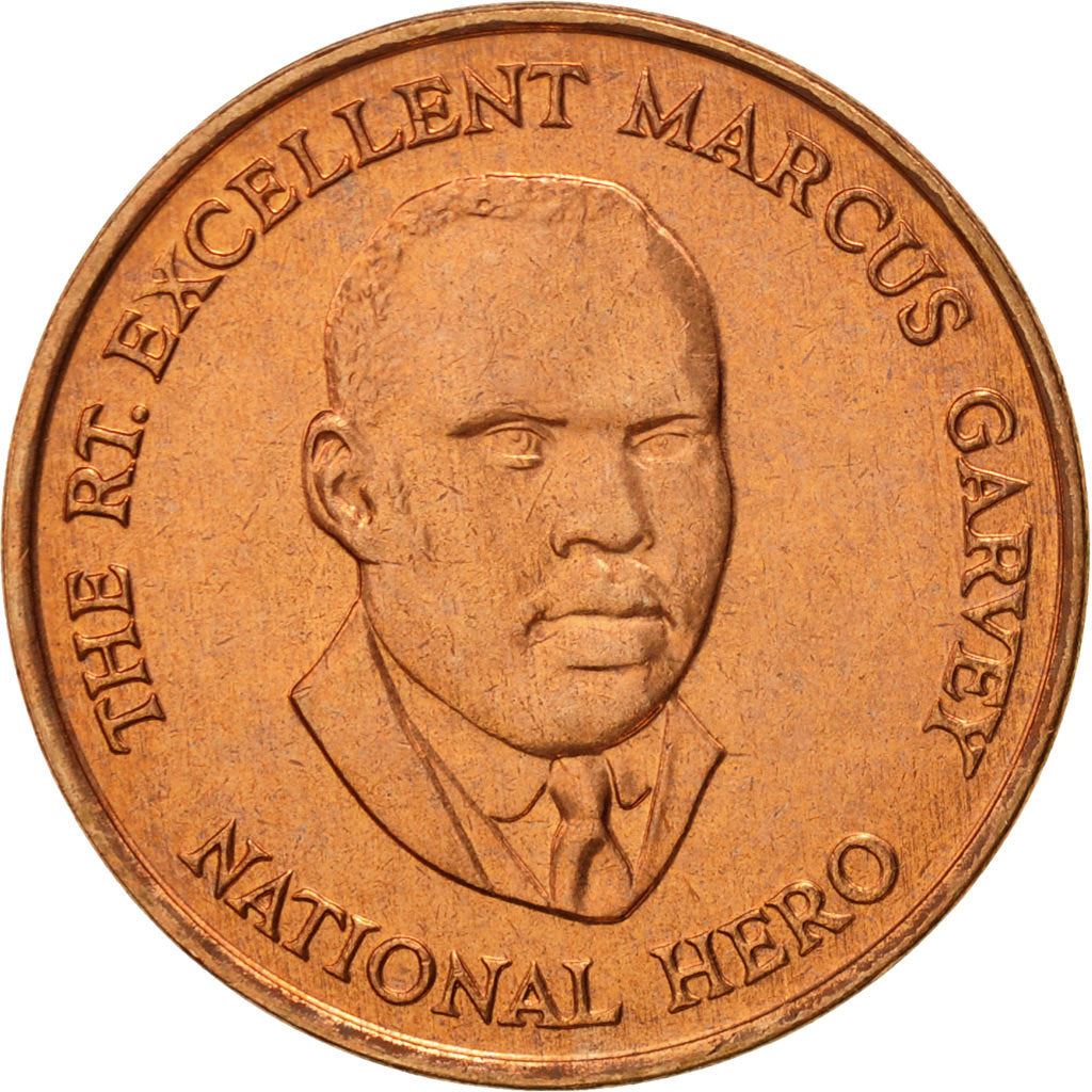 Jamaica | 25 Cents Coin | Marcus Garvey | Km:167 | 1995 - 2012