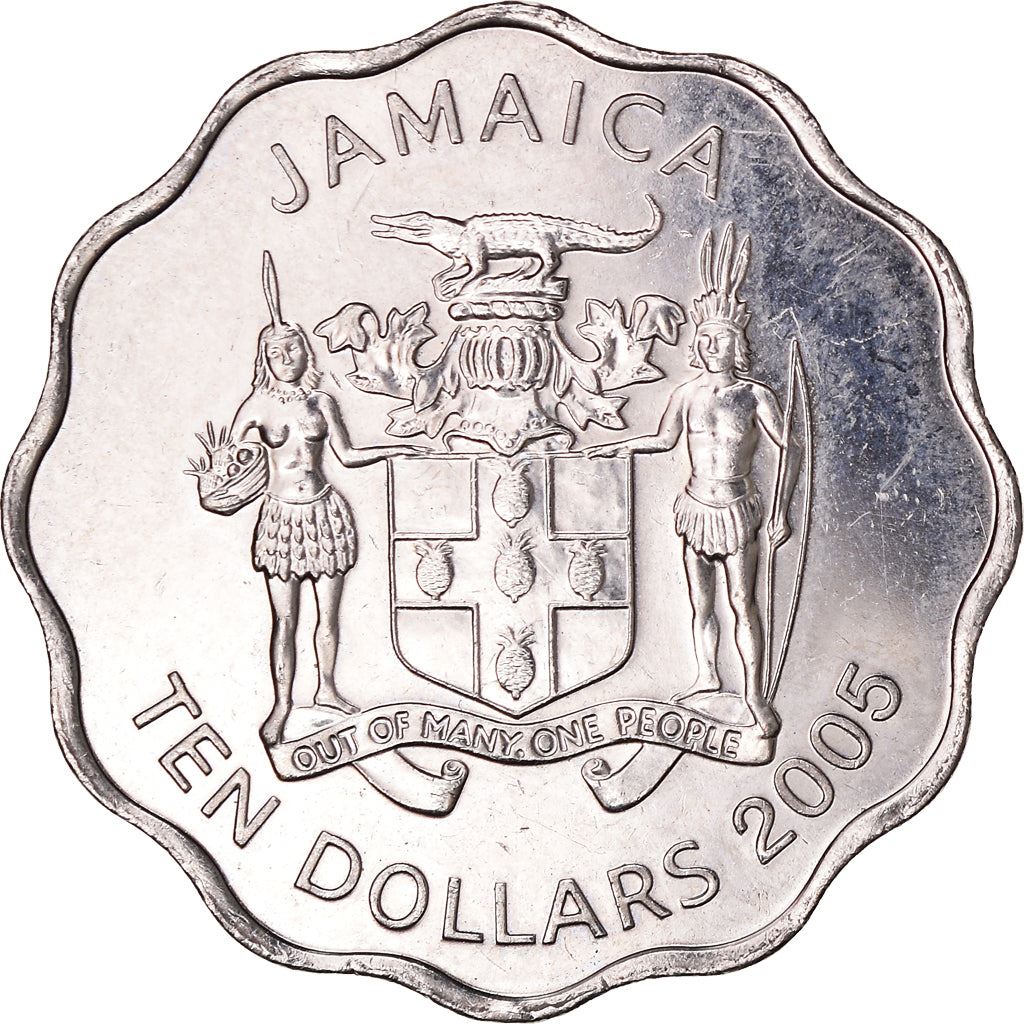 Jamaica Coin | 10 Dollars Coin | George William Gordon | KM181 | 1999 - 2005