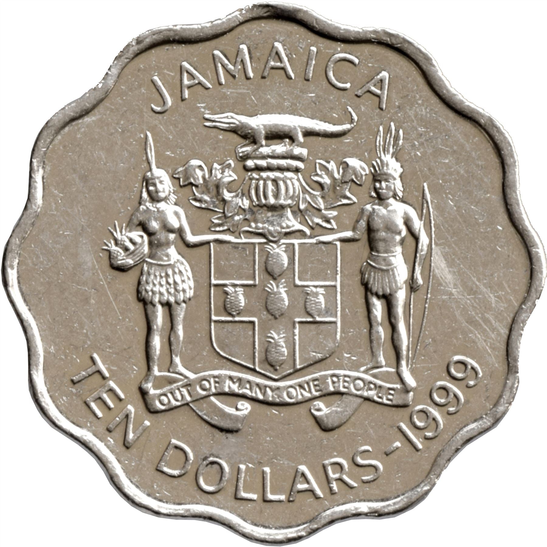 Jamaica Coin | 10 Dollars Coin | George William Gordon | KM181 | 1999 - 2005