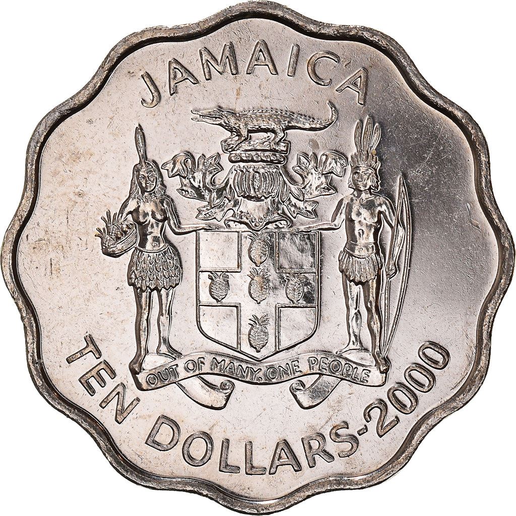 Jamaica Coin | 10 Dollars Coin | George William Gordon | KM181 | 1999 - 2005