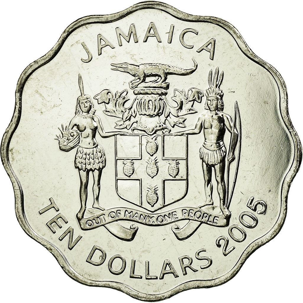 Jamaica Coin | 10 Dollars Coin | George William Gordon | KM181 | 1999 - 2005