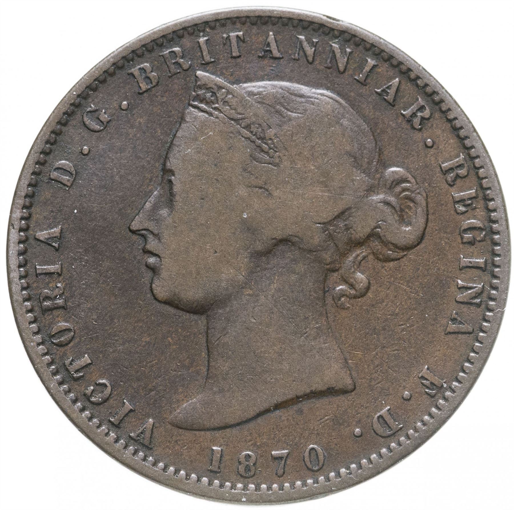 Jersey 1/13 Shilling Coin | Queen Victoria | Shield | KM5 | 1866 - 1871