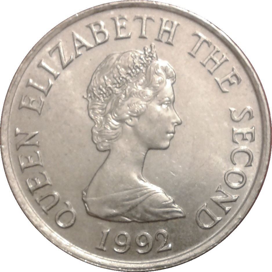 Jersey Coin Islander 10 Pence | Queen Elizabeth II | Faldouet Dolmen | KM57.2 | 1992 - 1997