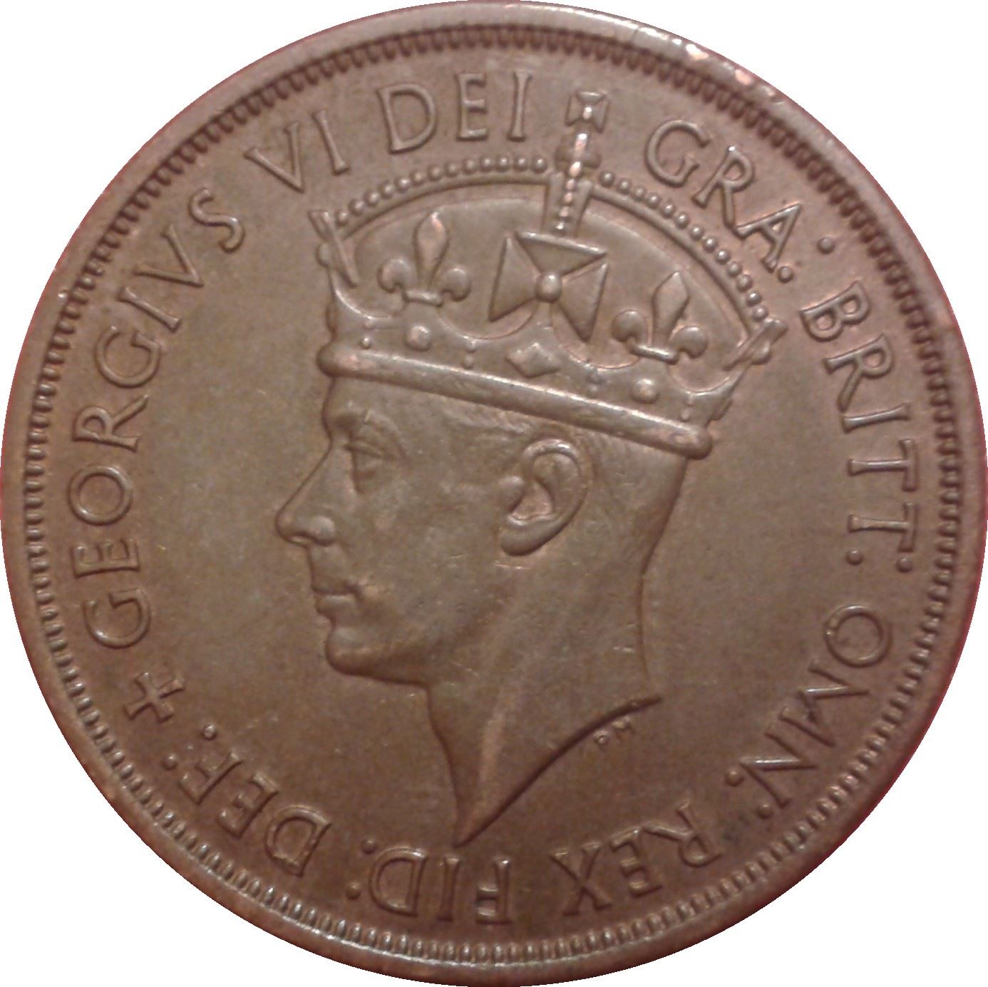 Jersey Coin Islander 1/12 Shilling | King George VI | Liberation | Shield | KM19 | 1949 - 1952