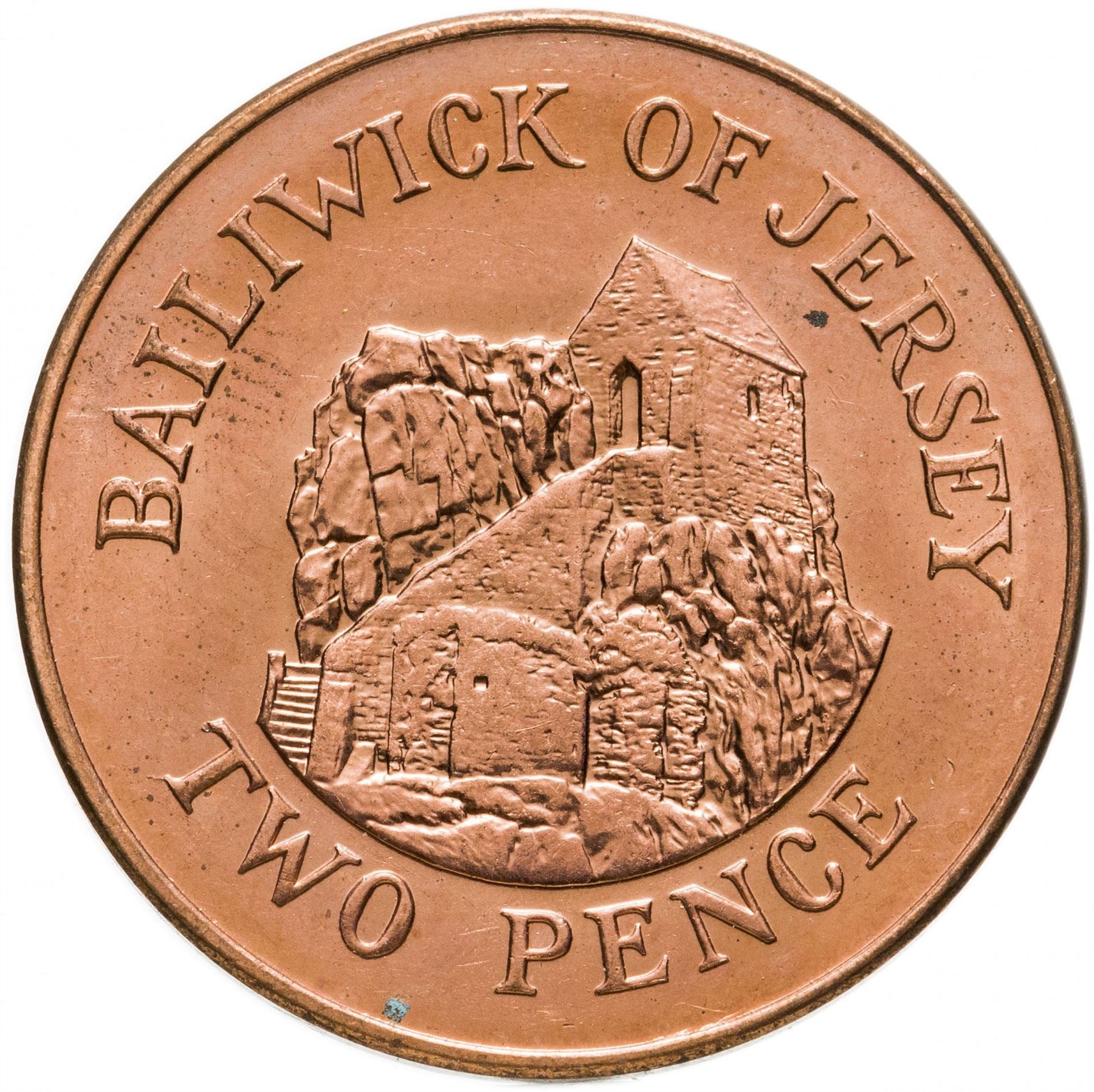 Jersey Coin Islander 2 Pence | Queen Elizabeth II | Saint Helier | KM104 | 1998 - 2016