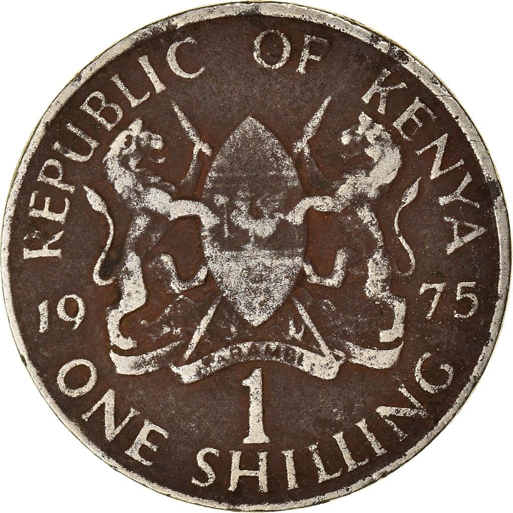 Kenya 1 Shilling | Jomo Kenyatta 1963 - 1978 Coin | KM14 | 1969 - 1978