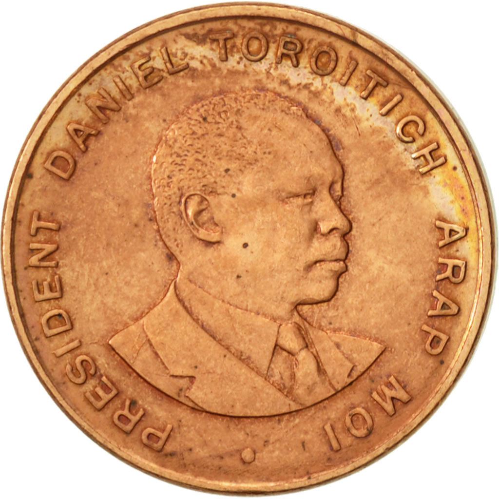 Kenya | 10 Cents Coin | Daniel Toroitich Arap Moi | KM31 | 1995