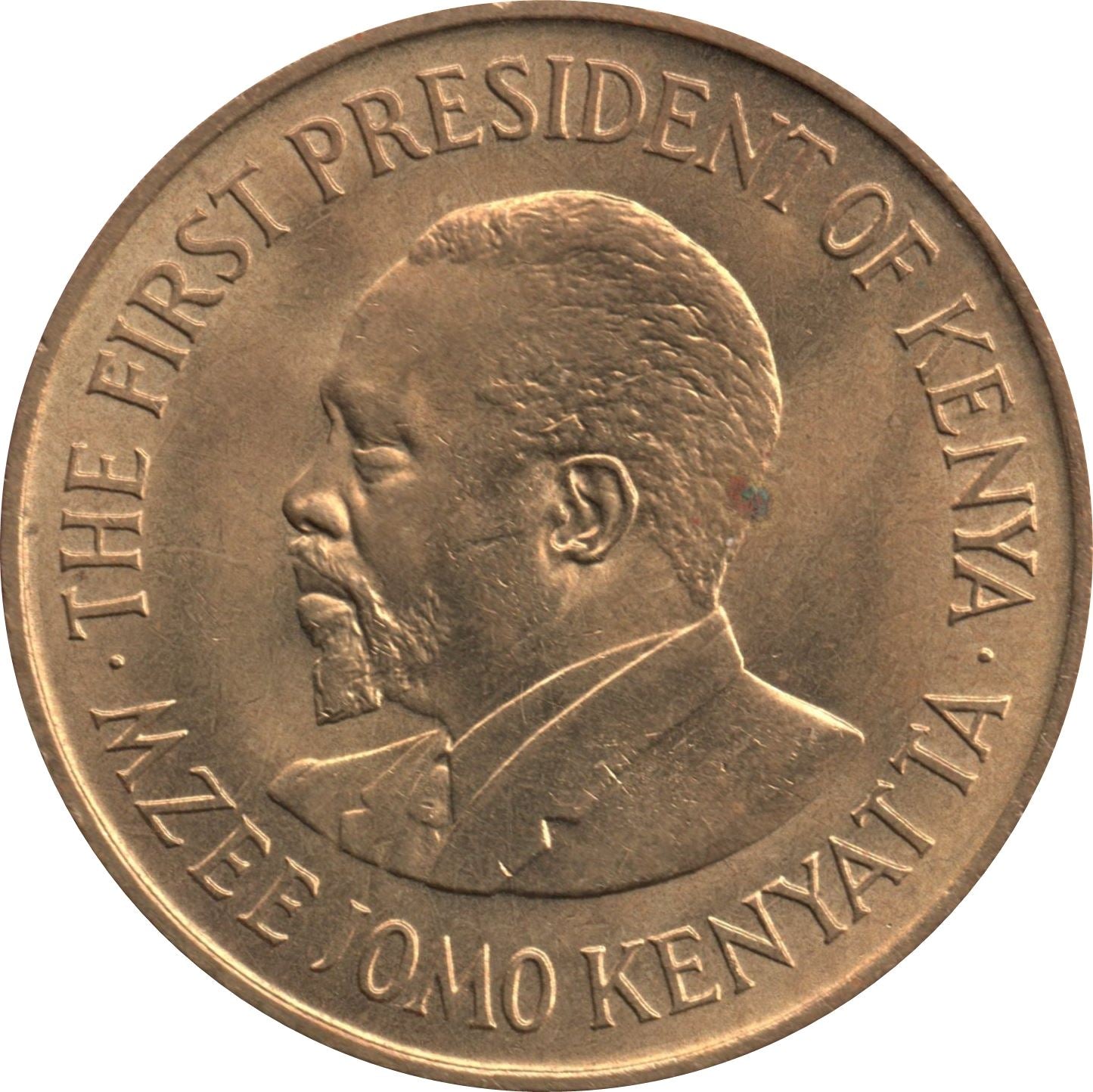 Kenya 10 Cents | Lions | Spears | East African Shield Coin | KM11 | 1969 - 1978