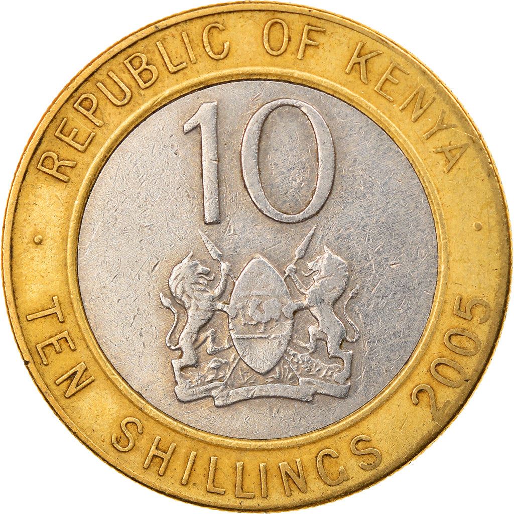 Kenya 10 Shillings | Mzee Jomo Kenyatta Coin | KM35.1 | 2005 - 2009