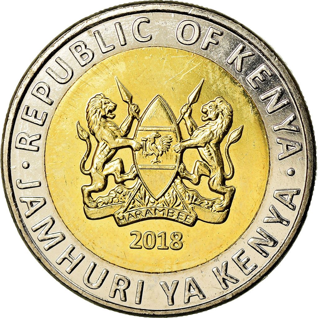 Kenya | 20 Shillings Coin | Elephant | KM48 | 2018