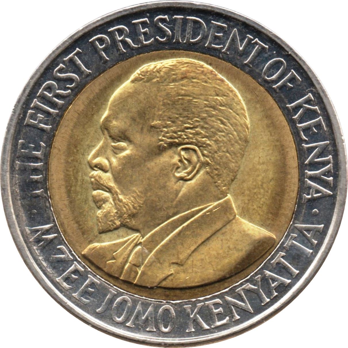 Kenya 20 Shillings | Mzee Jomo Kenyatta Coin | KM36.2 | 2010