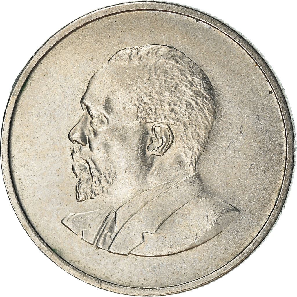 Kenya 25 Cents Coin | Mzee Jomo Kenyatta | KM3 | 1966 - 1967