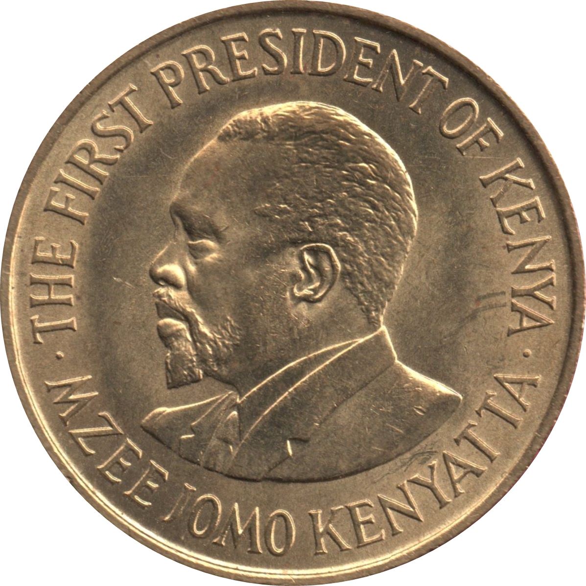 Kenya 5 Cents | Jomo Kenyatta 1963 - 1978 Coin | KM10 | 1969 - 1978