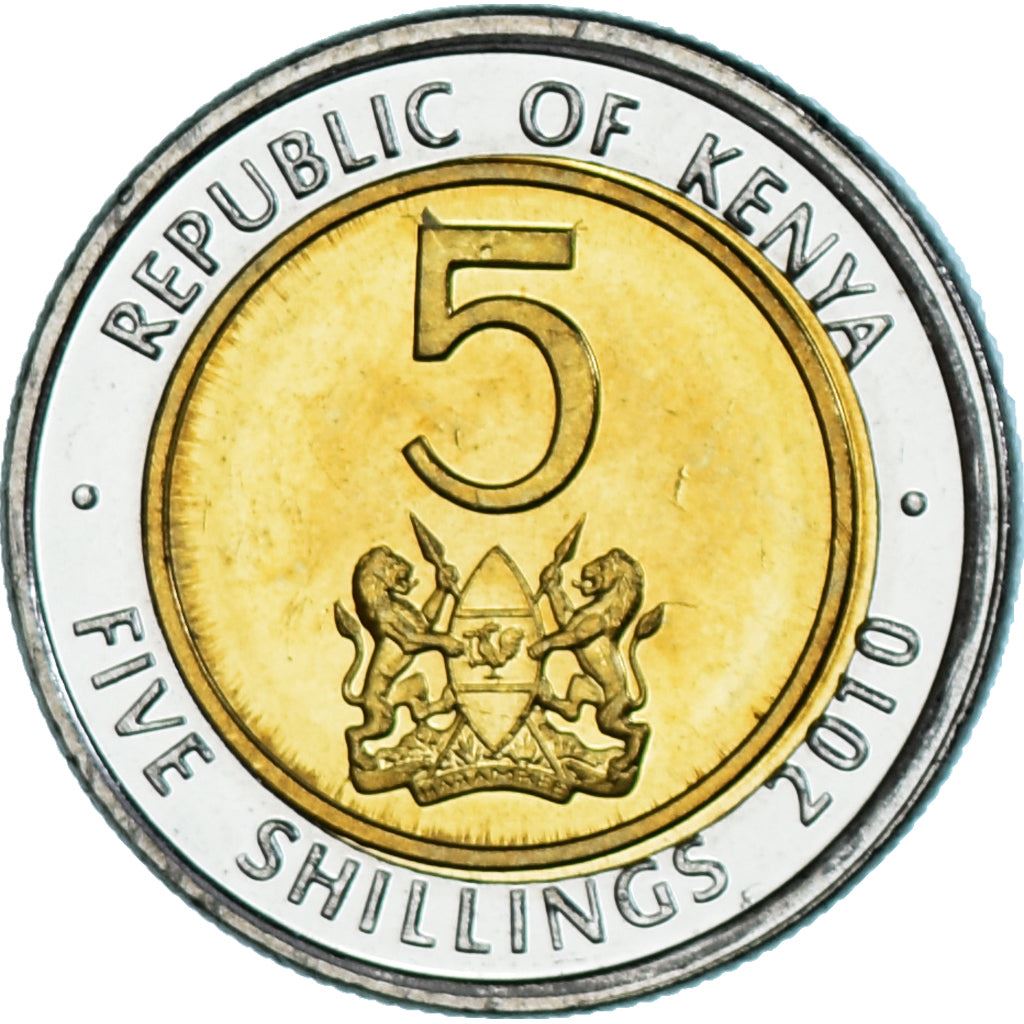 Kenya 5 Shillings | M.J.Kenyatta Coin | KM37.2 | 2010