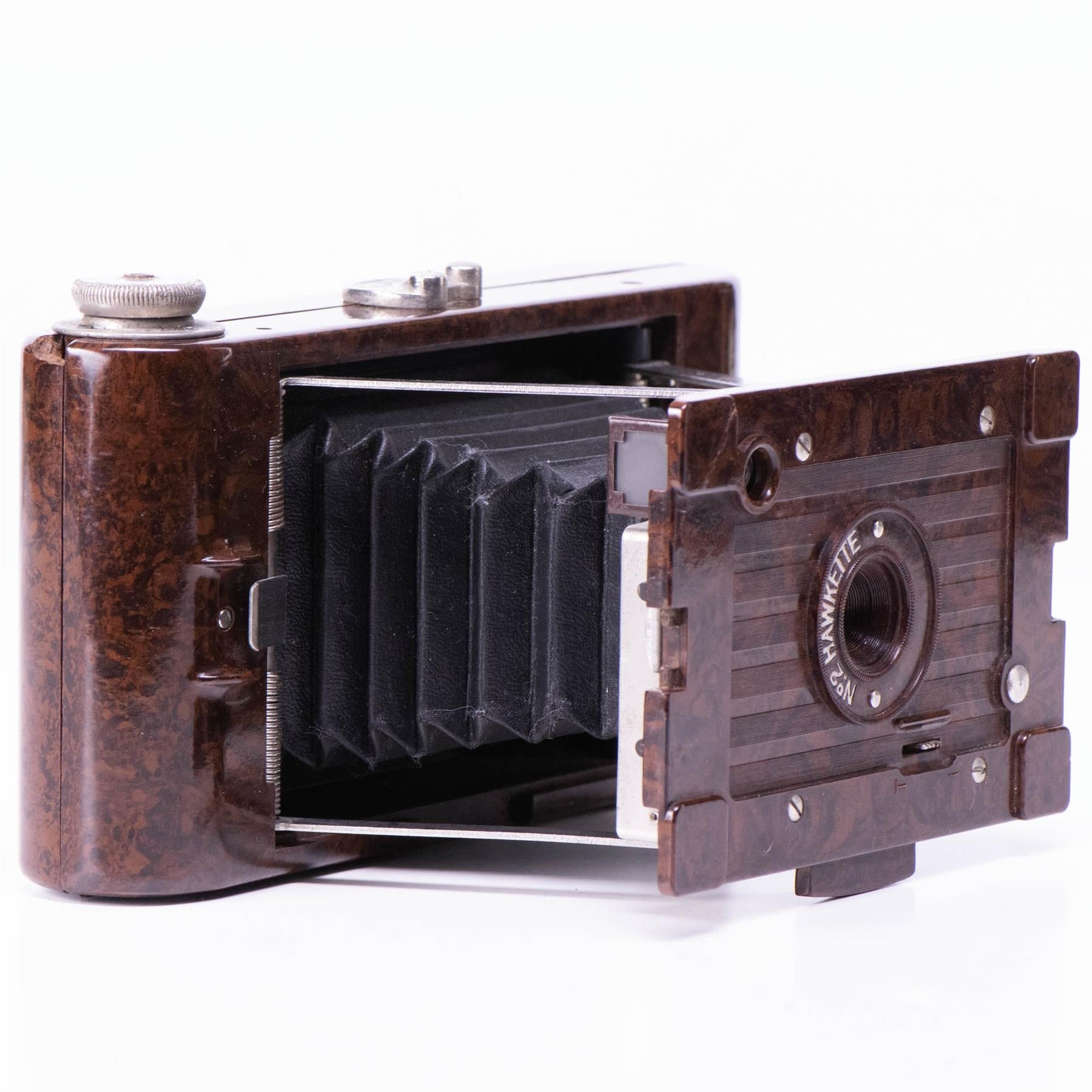 Kodak No. 2 Hawkette Camera | 105mm lens | Bakelite brown | Great Britain | 1930