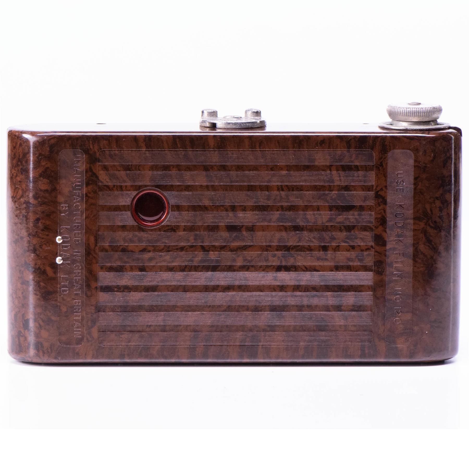 Kodak No. 2 Hawkette Camera | 105mm lens | Bakelite brown | Great Britain | 1930