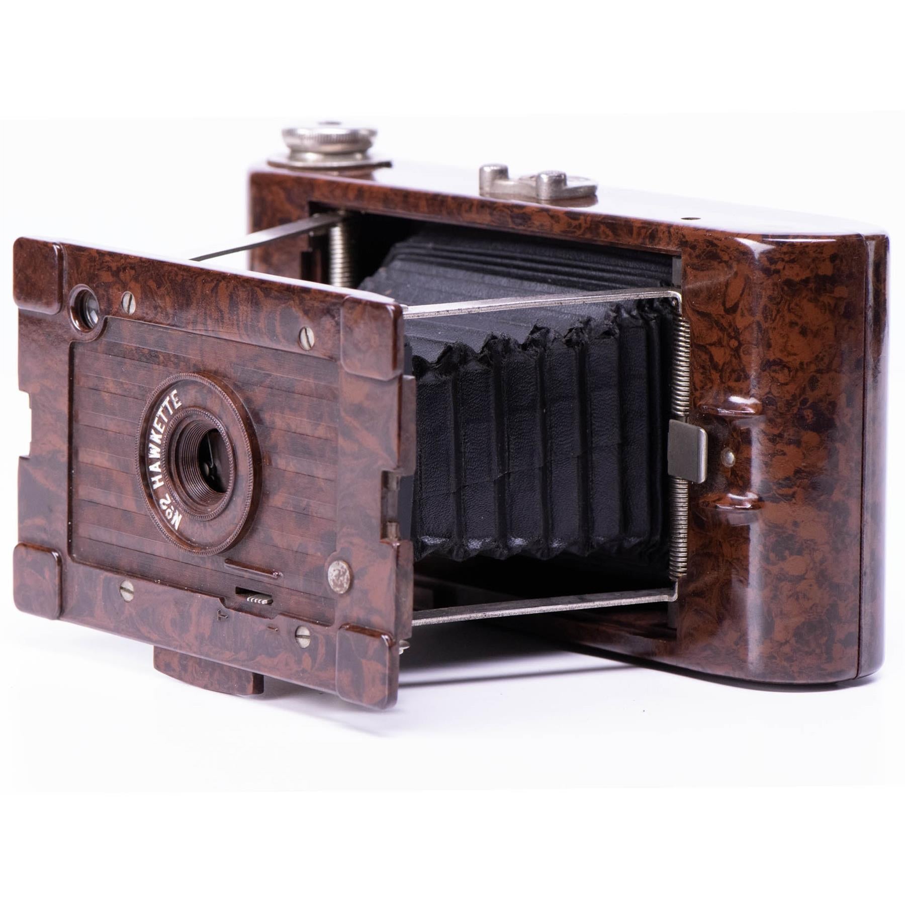 Kodak No. 2 Hawkette Camera | 105mm lens | Bakelite brown | Great Britain | 1930