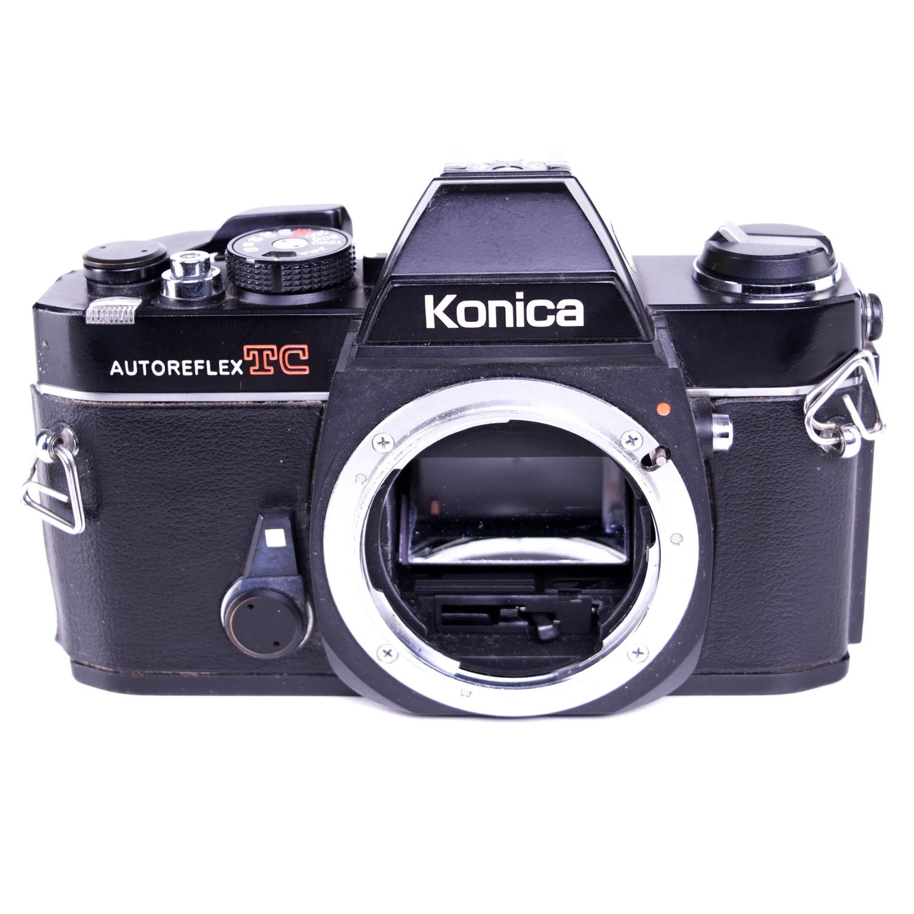 Konica Autoreflex TC Camera | AR 40mm f1.8 lens | Black | Japan | 1976 - 1982