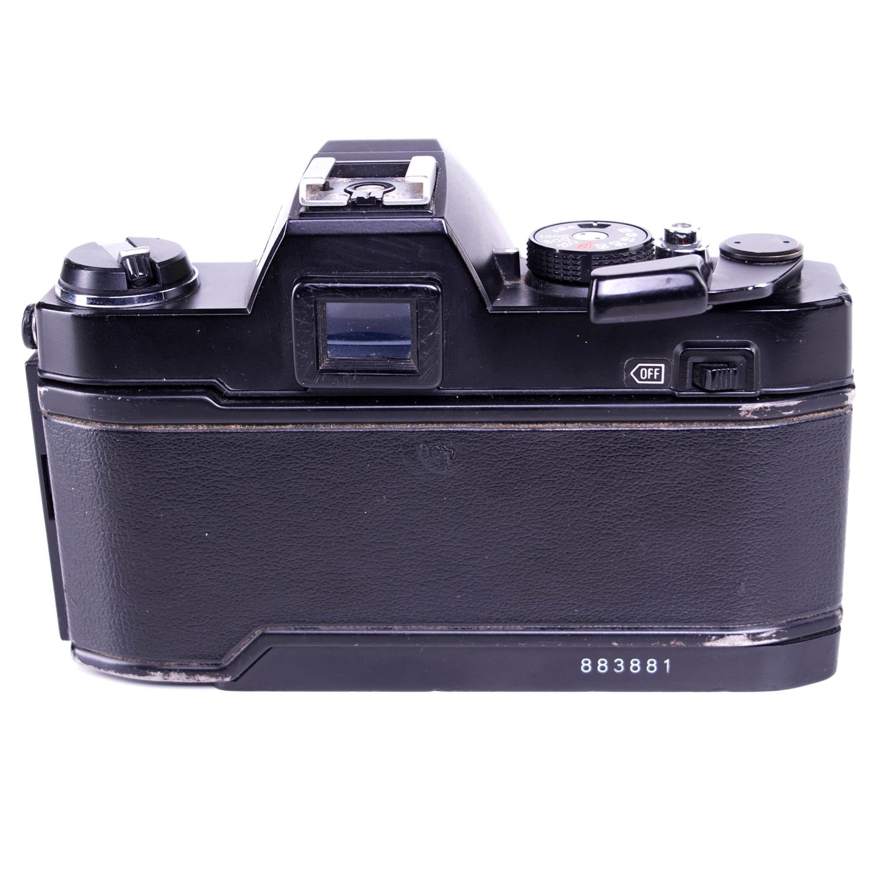 Konica Autoreflex TC Camera | AR 40mm f1.8 lens | Black | Japan | 1976 - 1982