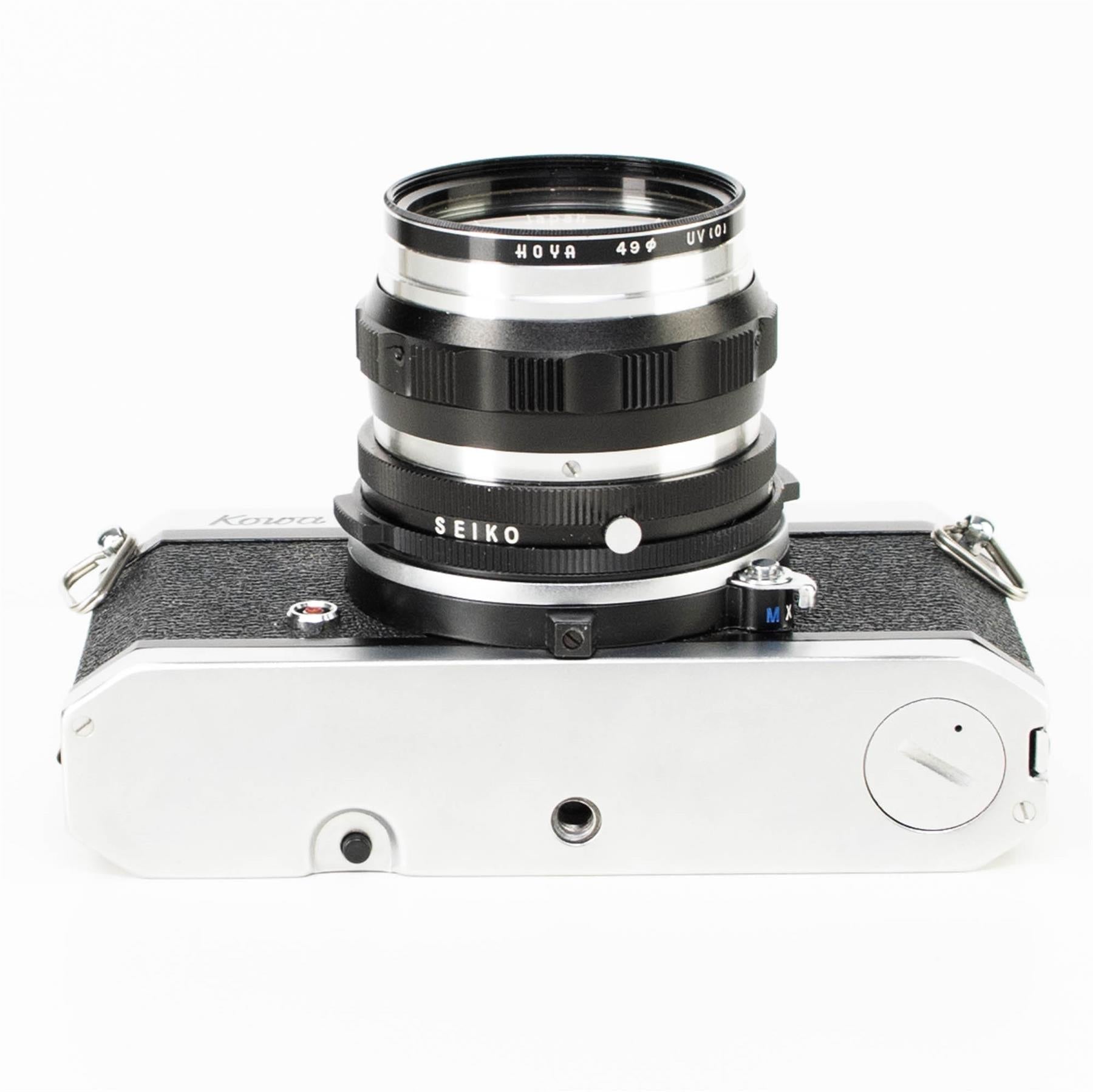 Kowa seT Camera | Fixed Kowa 50mm f1.8 lens | White | Japan | 1967 | Not working