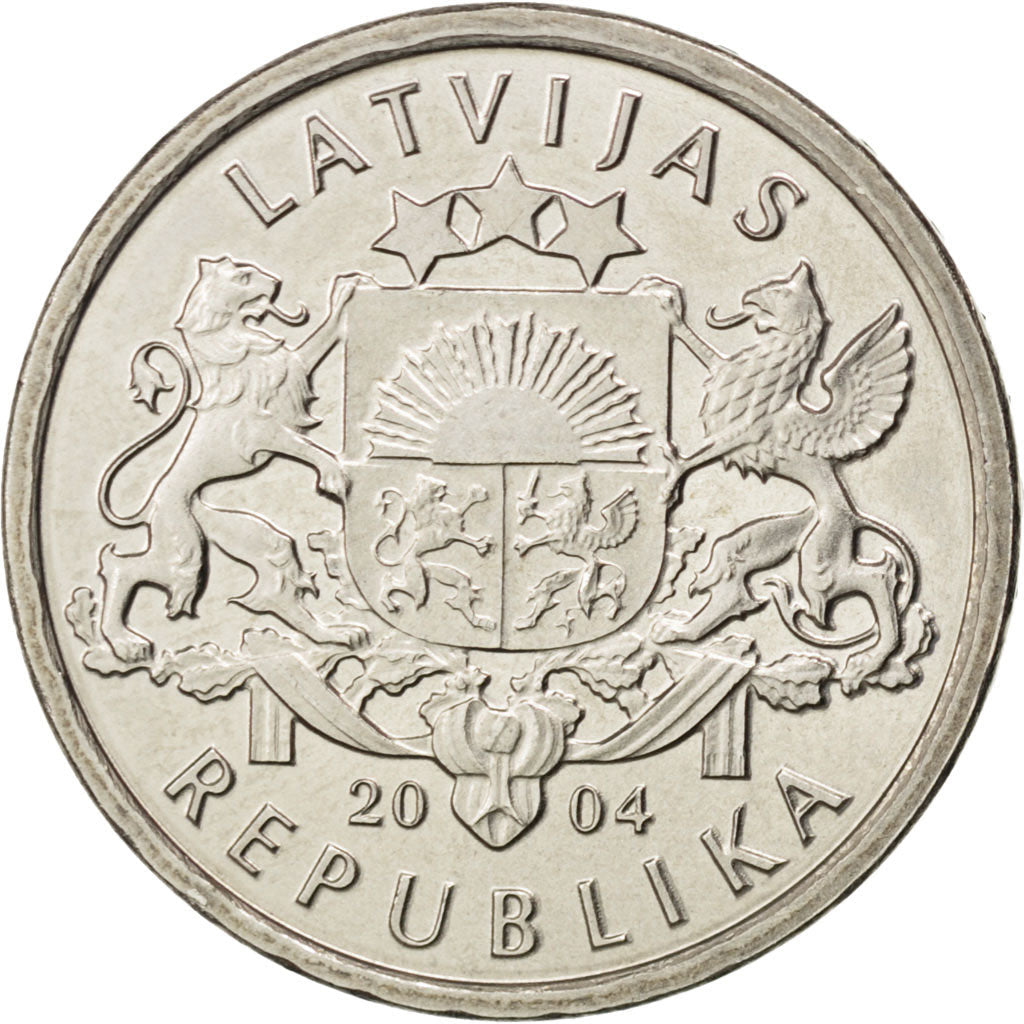 Latvia Coin Latvian 1 Lats | Spriditis | Fairytale | Shovel | KM61 | 2004