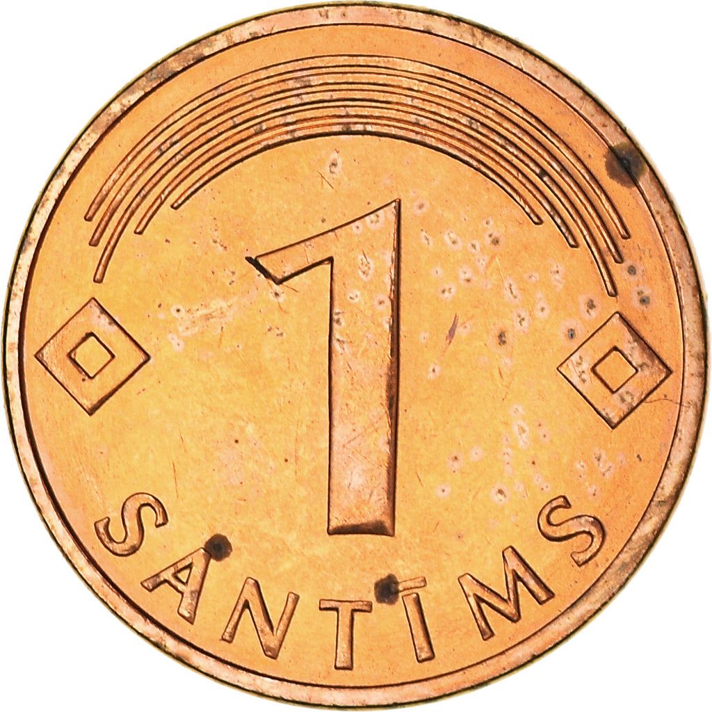 Latvia Coin Latvian 1 Santims | KM15 | 1992 - 2008