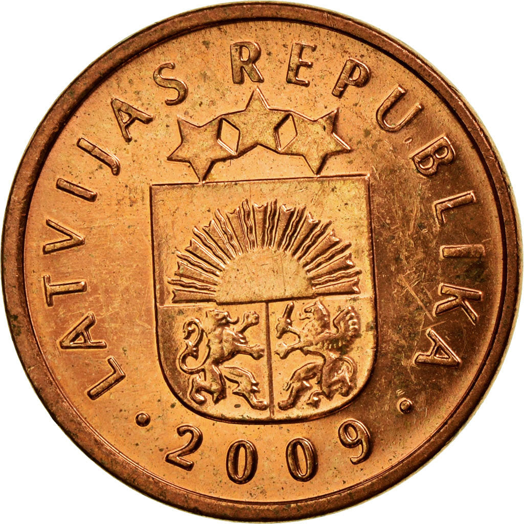 Latvia Coin Latvian 2 Santimi | KM21 | 1992 - 2009