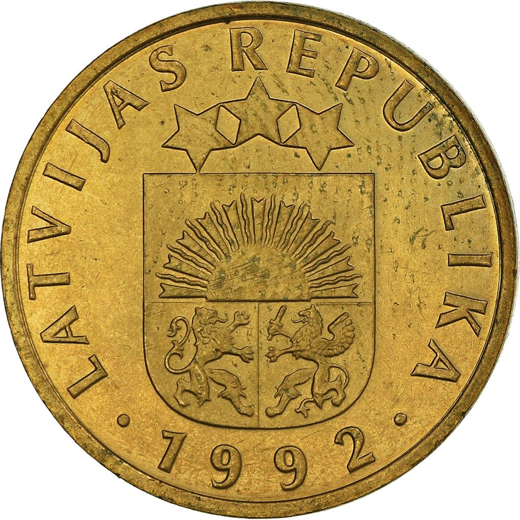 Latvia Coin Latvian 5 Santimi | KM16 | 1992 - 2009