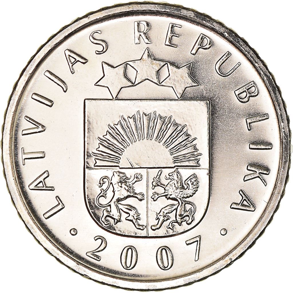 Latvia Coin Latvian 50 Santimu | Pine Tree | KM13 | 1992 - 2009