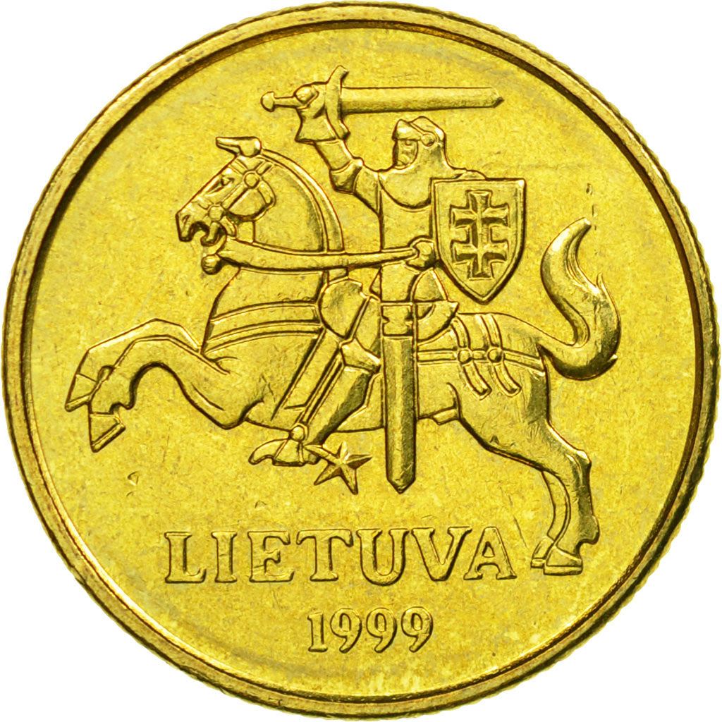 Lithuania Coin Lithuanian 20 Centų | Vytis | Knight | Horse | KM107 | 1997 - 2014