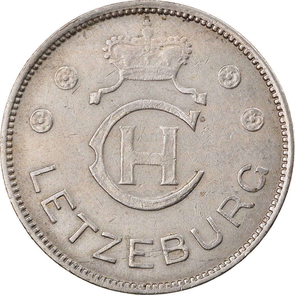 Luxembourg | 1 Franc Coin | Charlotte | KM44 | 1939