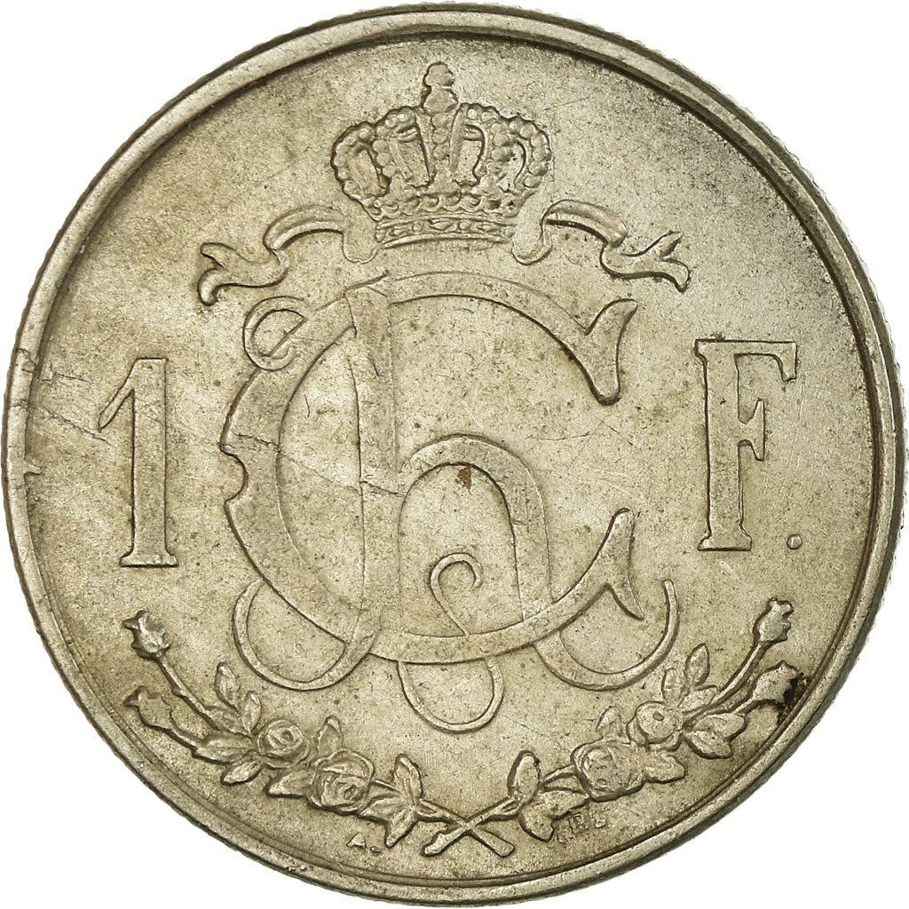 Luxembourg | 1 Franc Coin | Charlotte | KM46.1 | 1946 - 1947